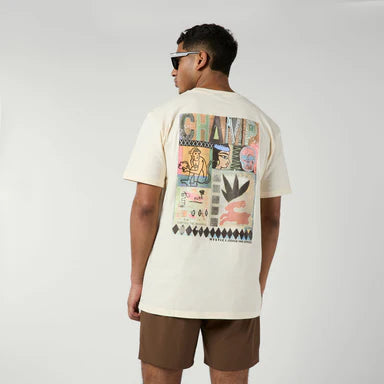 Mystic Funk Tee Marshmellow - Poole Harbour Watersports