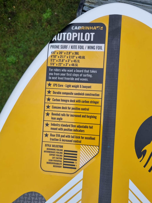Cabrinha Autopilot Foil Board 2022 - Poole Harbour Watersports
