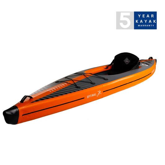 Sandbanks Style Optimal Single Seater Inflatable Kayak - Poole Harbour Watersports