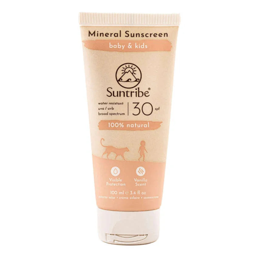 Suntribe Organic Mineral Kids Sunscreen SPF 30 - Poole Harbour Watersports