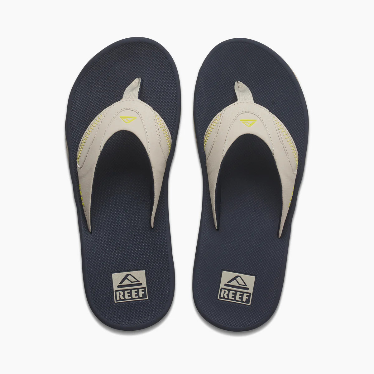 REEF Mens Fanning Flip Flop Navy Oak Lime Poole Harbour Watersports