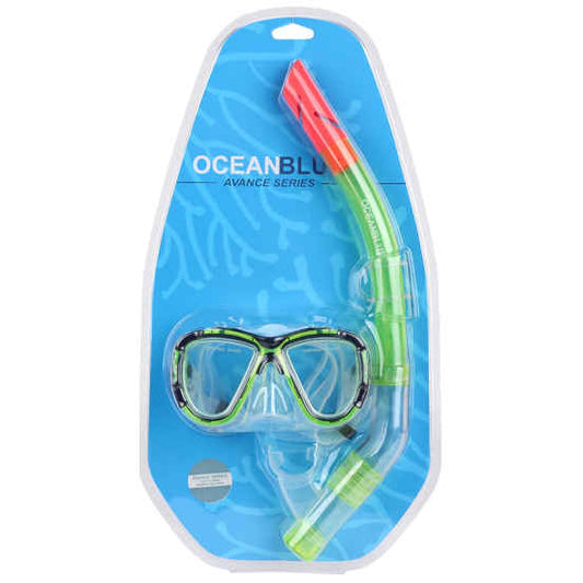 Ocean Blue Base Combo Youth Mask & Snorkel - Poole Harbour Watersports