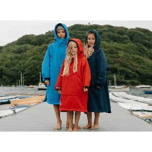 RED Kids Dry Poncho - Poole Harbour Watersports