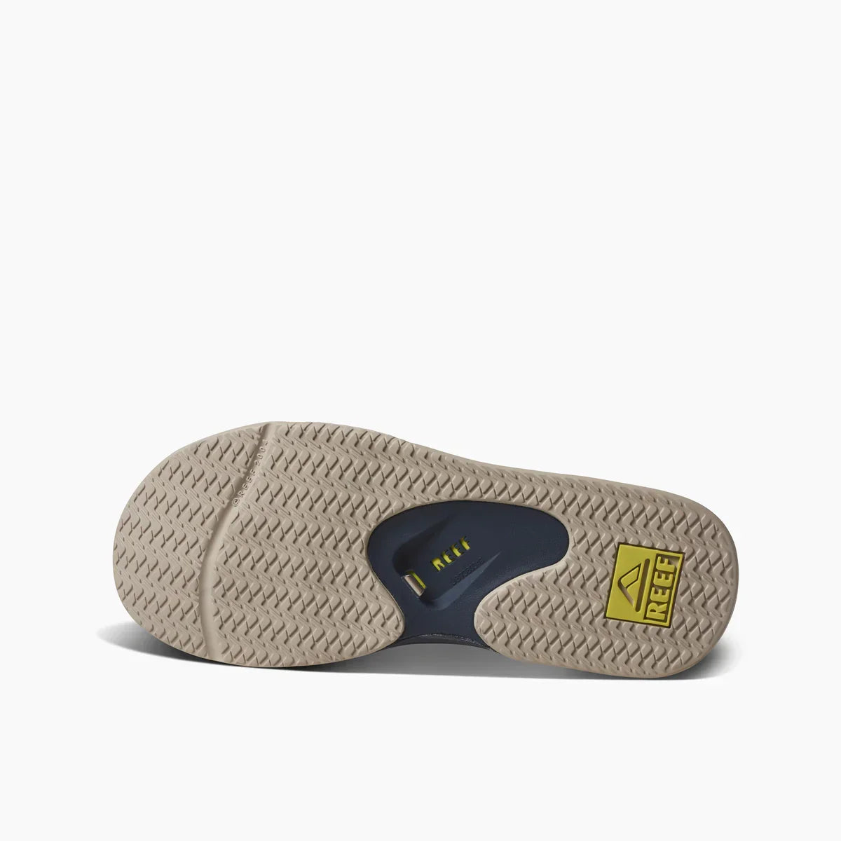 REEF Mens Fanning Flip Flop - Navy/Oak/Lime - Poole Harbour Watersports
