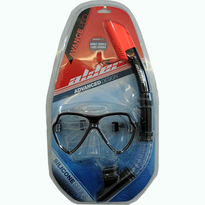 Alder Avance Pro Adult Mask and Snorkel Set - Poole Harbour Watersports