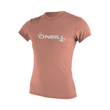 O'Neill Wms Basic Skins S/S Sun Shirt - Poole Harbour Watersports