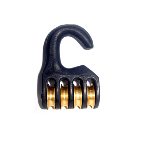 Pulley Hook Four Roller - Poole Harbour Watersports