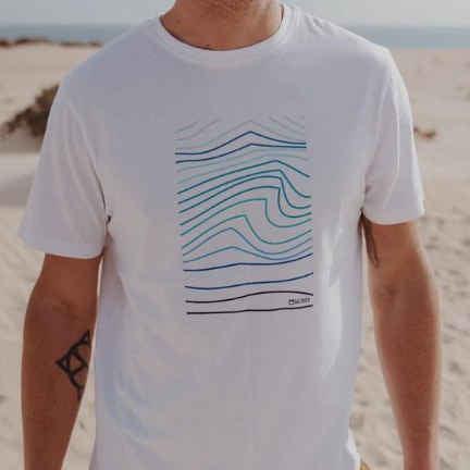 Saltrock Swell Lines Mens Tee - Poole Harbour Watersports