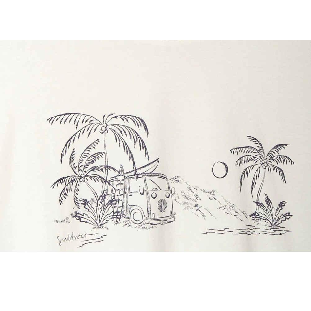 Saltrock Womens Sea View Boyfriend Tee - Poole Harbour Watersports