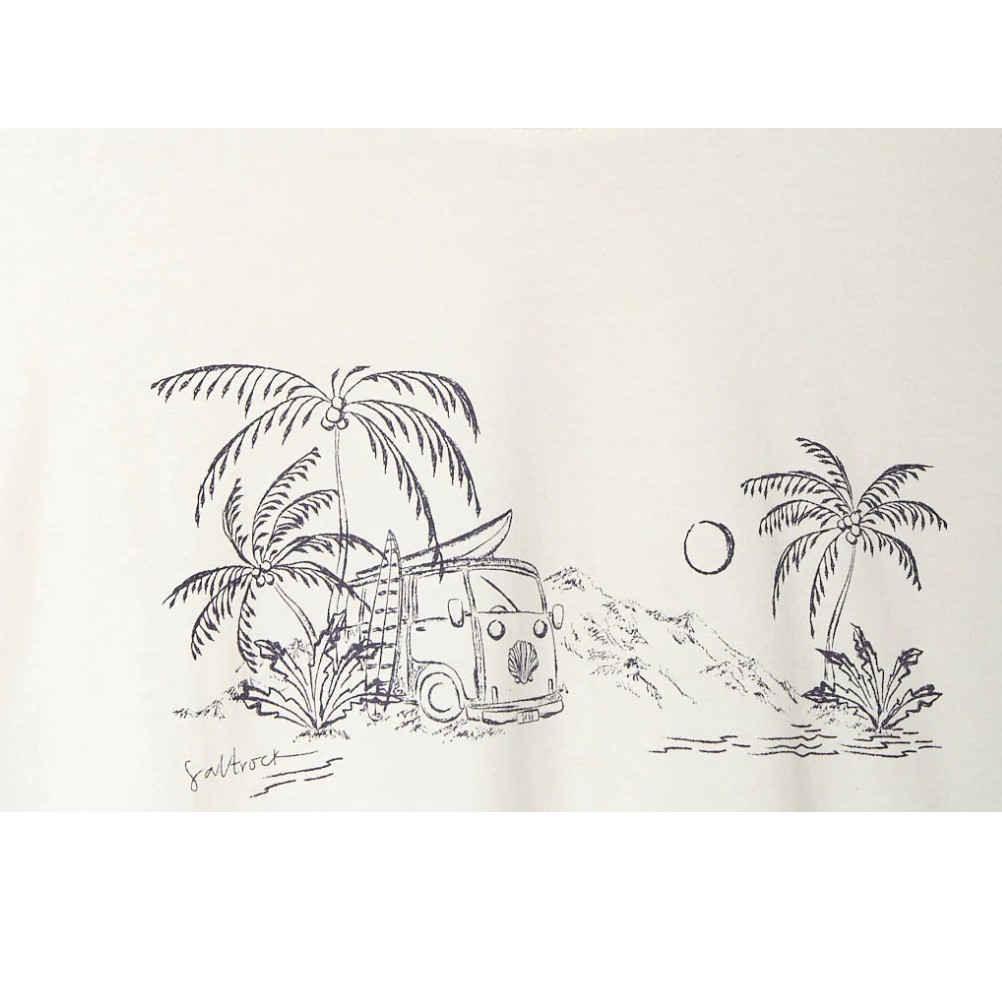 Saltrock Womens Sea View Boyfriend Tee - Poole Harbour Watersports