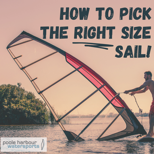 What Windsurf Sail Size Do I Need? | Poole Harbour Watersports