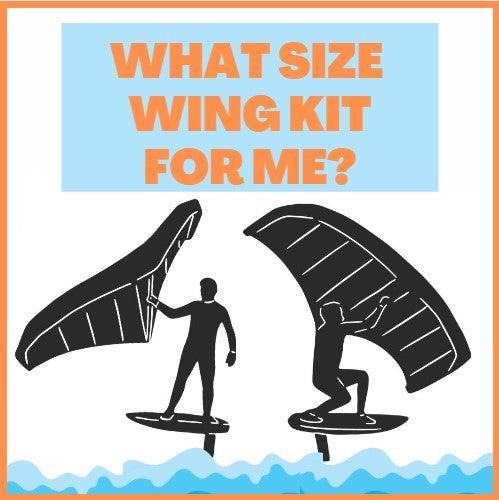 What size wing foil kit do I need? | Poole Harbour Watersports - Poole Harbour Watersports
