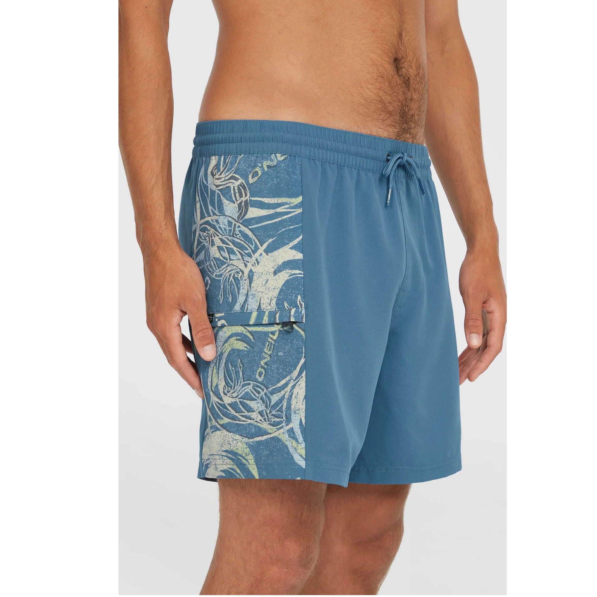 Men O'Riginals Side Panel 16'' Swim Shorts | Blue - Poole Harbour Watersports