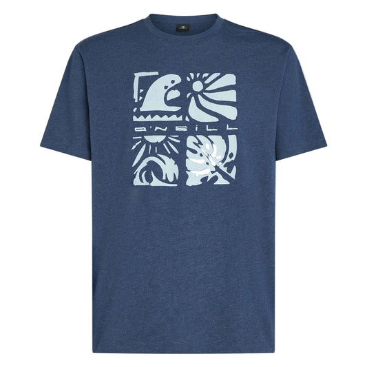 O'Neill Melange Front Print T-Shirt - Poole Harbour Watersports