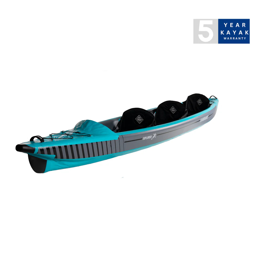 Sandbanks Style Explorer Triple Seater Inflatable Kayak - Poole Harbour Watersports