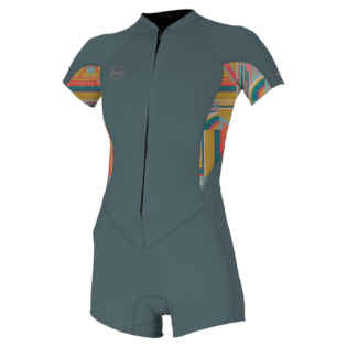 O'Neill Womens Bahia 2/1 Front zip S/S Spring - Poole Harbour Watersports