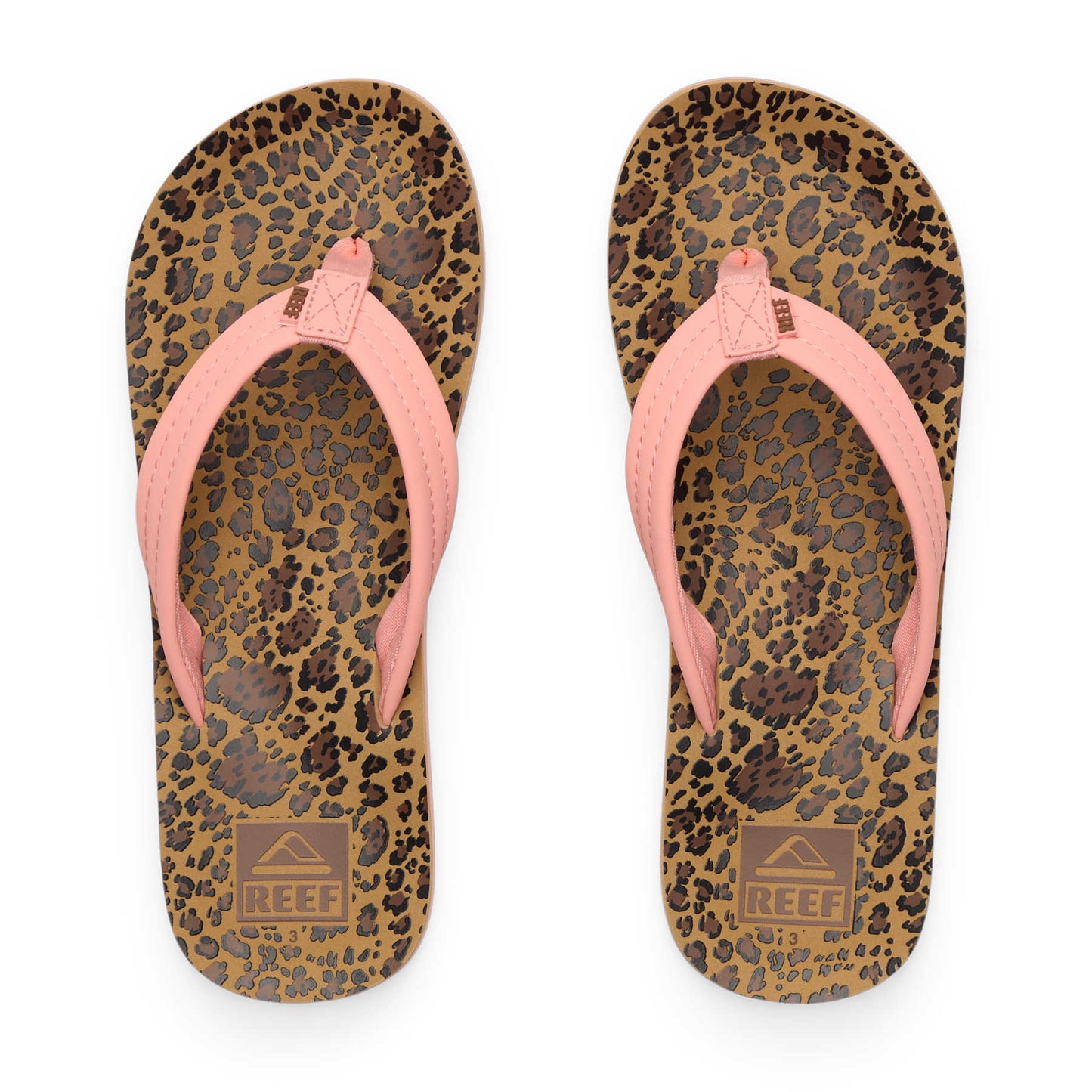 Reef Kids Ahi Leopard Flip Flops