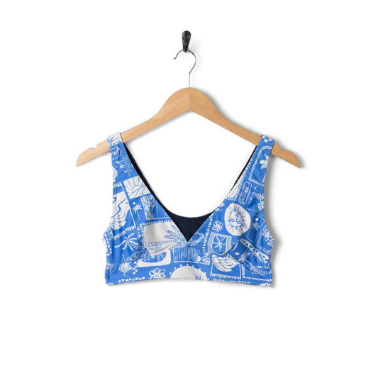 Salt Rock Island Tiles Womens Reversible Bikini Top - Poole Harbour Watersports