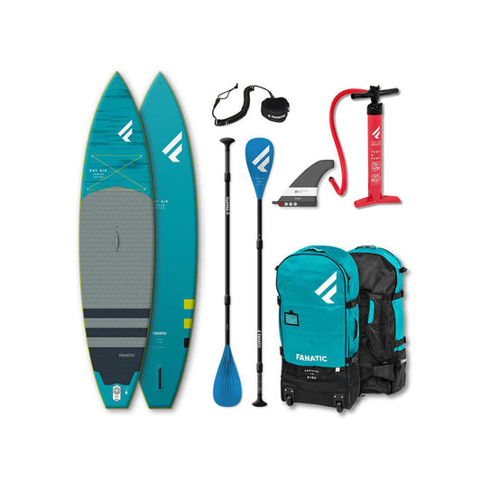 Fanatic Ray Air Premium iSUP Paddleboard Package 12’6 x 32″ - Poole Harbour Watersports