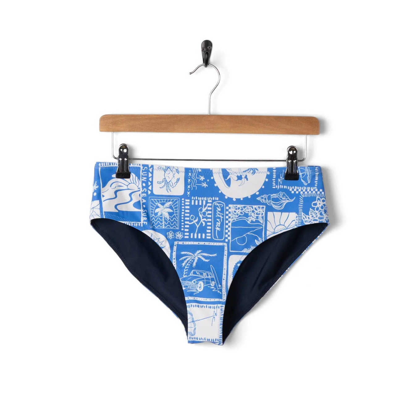 Salt Rock Island Tiles Womens Reversible Bikini Bottoms - Poole Harbour Watersports