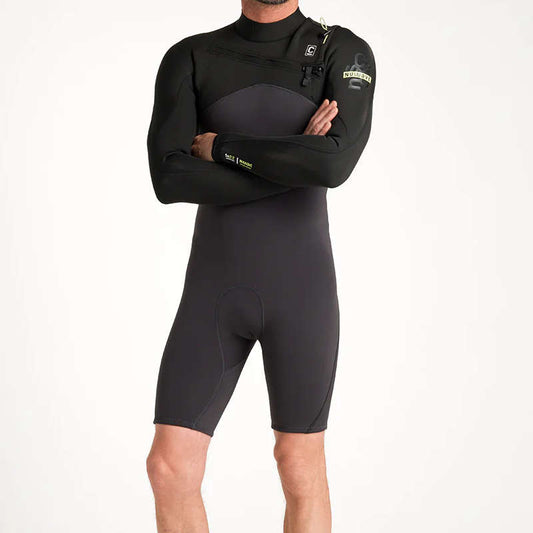 C-Skins Session Lite 3:2 Mens Chest Zip Spring - Poole Harbour Watersports