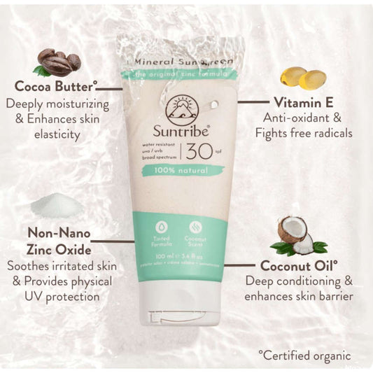 Suntribe Organic Mineral Sunscreen SPF 30 - Poole Harbour Watersports