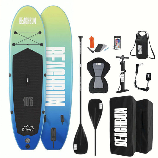 BeachBum 10.6 Lagoon Drift SUP Package - Poole Harbour Watersports