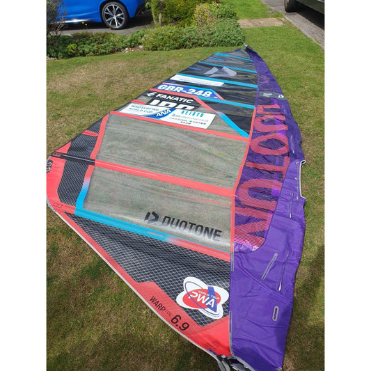 Duotone Warp Foil 6.9 second hand sail - Poole Harbour Watersports