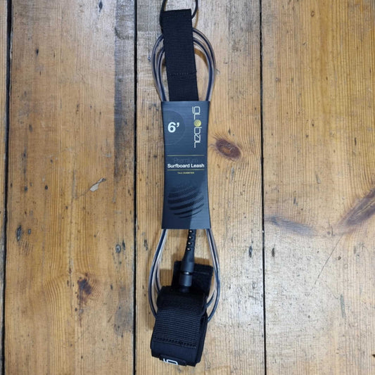 Global Premium Surf Leash Black - Poole Harbour Watersports
