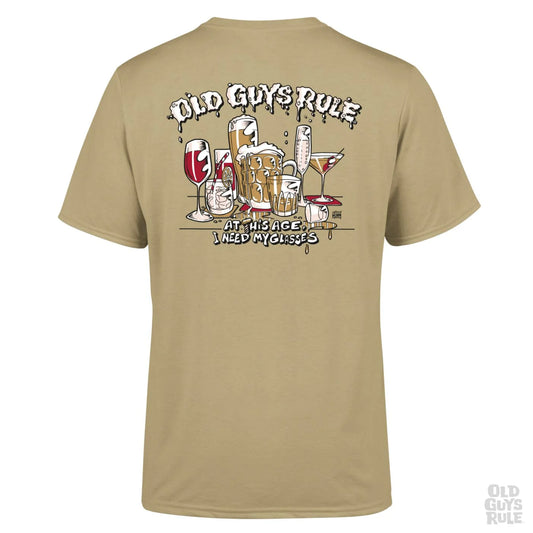 Old Guys Rule 'Need My Glasses' T-Shirt - Poole Harbour Watersports