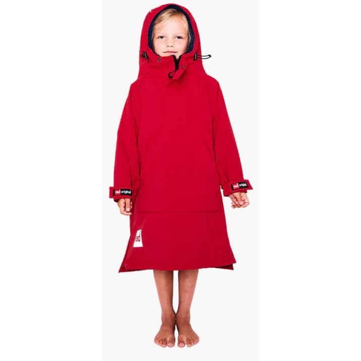 RED Kids Dry Poncho - Poole Harbour Watersports