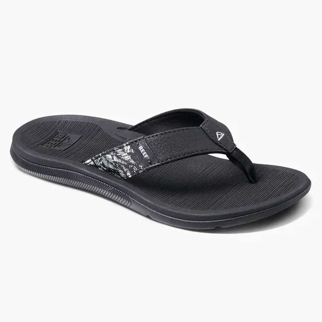 Reef Santa Ana Black Flip Flops - Poole Harbour Watersports