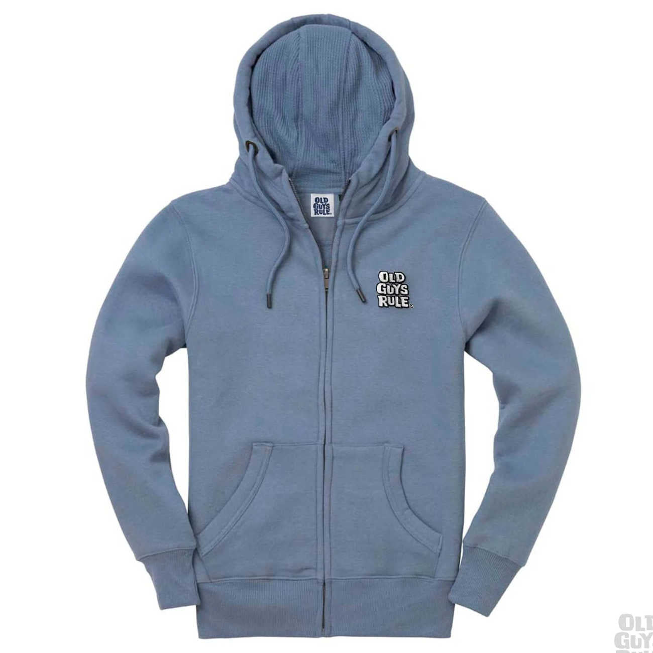 Old Guys Rule 'Stacked Logo' Zipped Hoodie