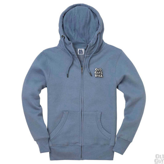 Old Guys Rule 'Stacked Logo' Zipped Hoodie