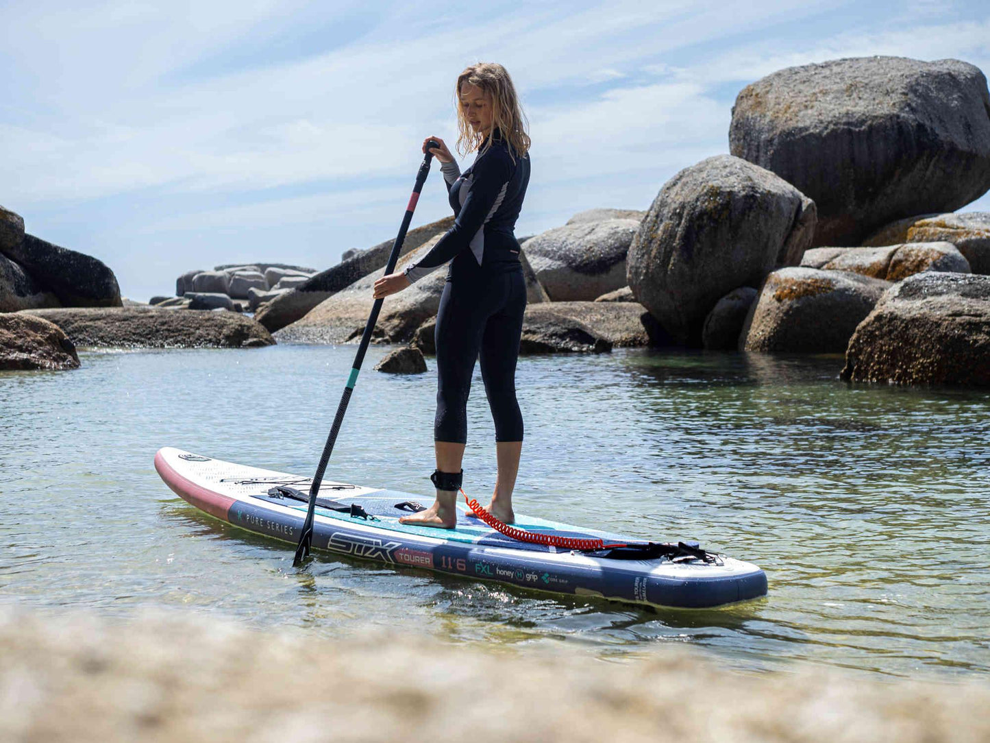 STX Pure Tourer Inflatable SUP 2022 - Poole Harbour Watersports