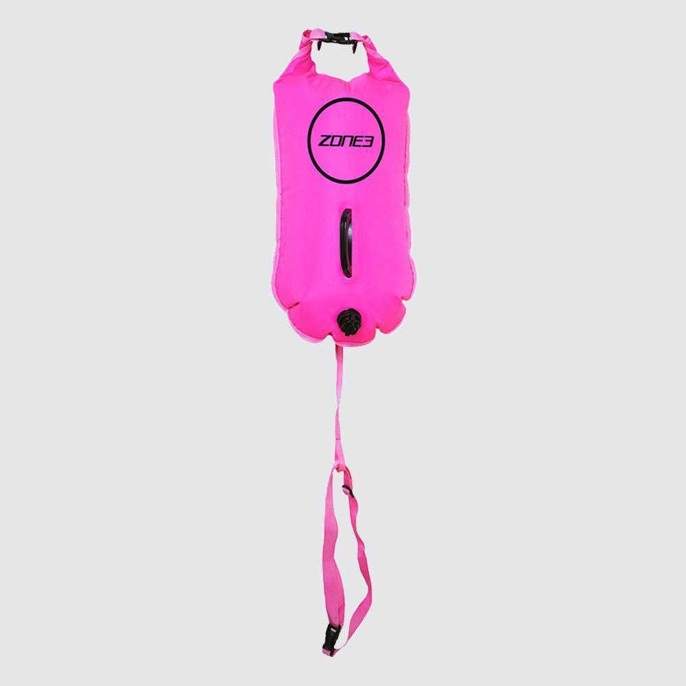 Zone3 Swim Safety Buoy / Tow Float Dry Bag (HI-Vis orange) - Poole Harbour Watersports